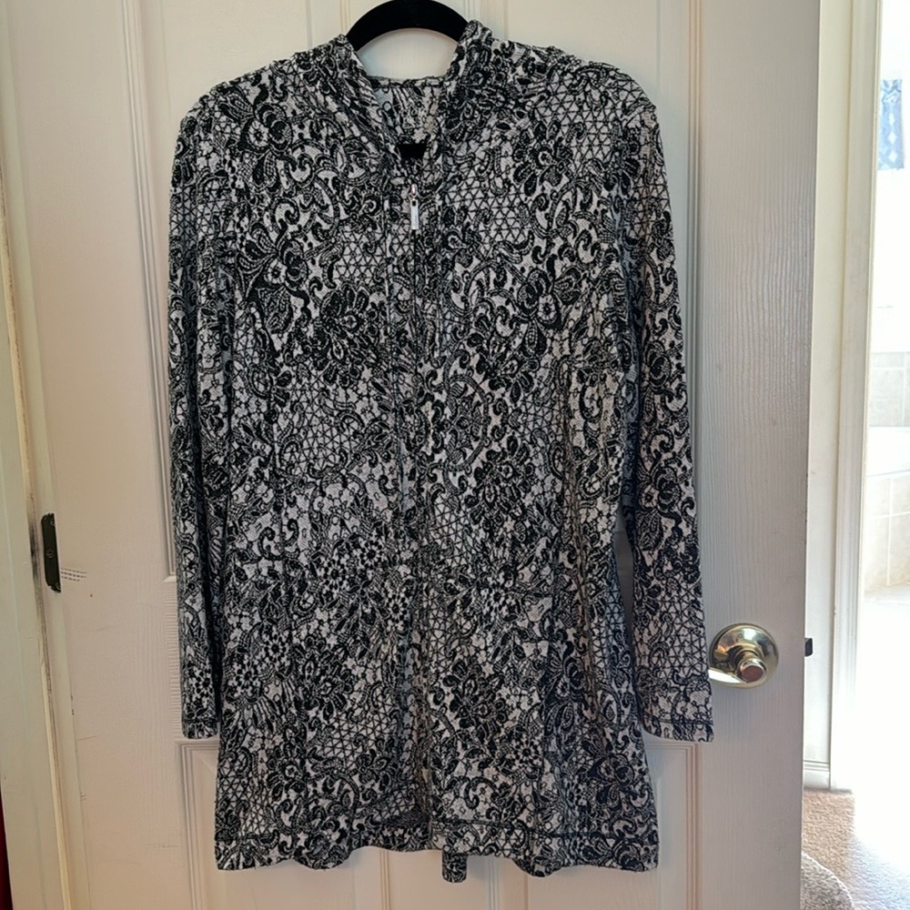 Soma Live Lounge Wear Zip Up Jacket Size Medium